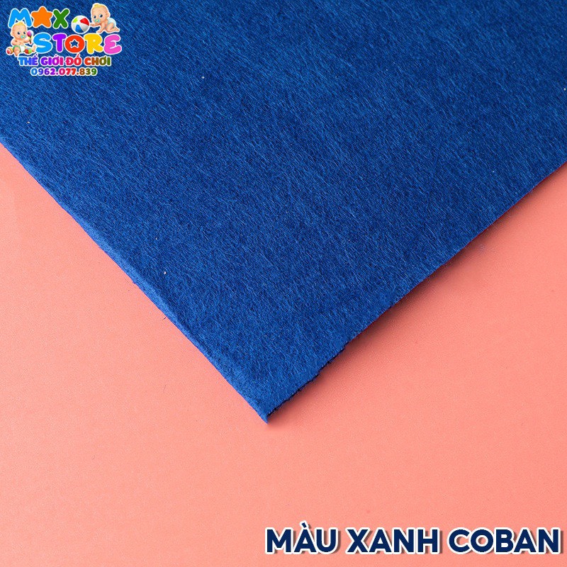 Vải Dạ Nỉ Cứng Khổ 45x45cm và 90X90cm Làm Đồ Thủ Công Handmade (Giá 1 tấm)