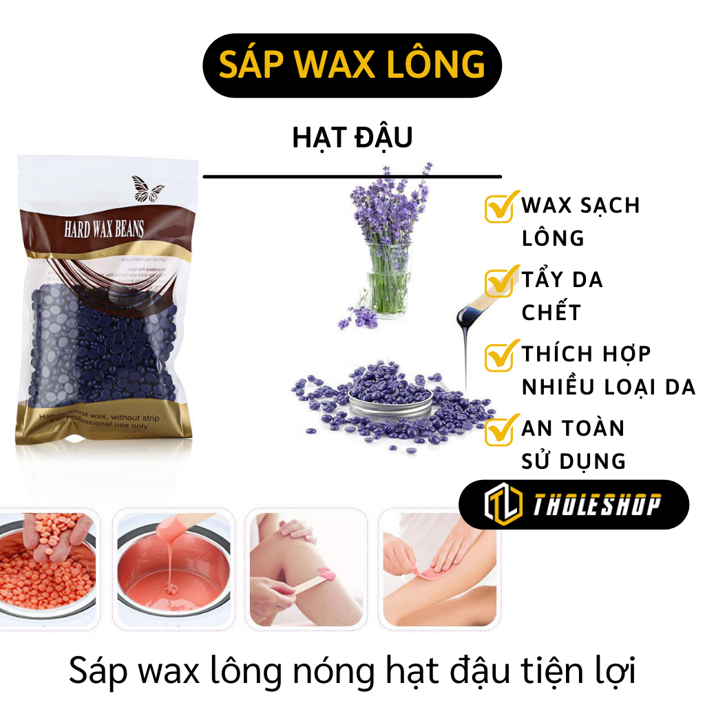 [Hcm][Tặng Que Gạt Triệt Lông] Tẩy Wax Lông - Sáp Wax Lông Nóng Hạt Đậu 100G Tẩy Tế Bào Chết Cho Da Lông Mọc Chậm Hơn - Tẩy Lông