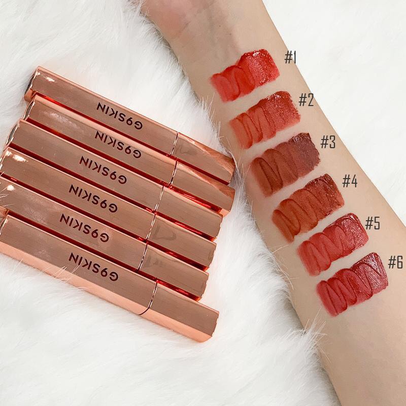 [HCM]Son Kem Lì Siêu Mịn Mượt Lên Màu Chuẩn G9Skin First V-Fit Velvet Tint 3.5g