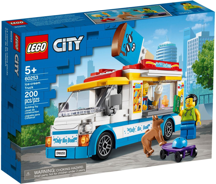 Lego City 60253 - Ice-cream Truck - Bộ xếp hình Lego Xe bán kem