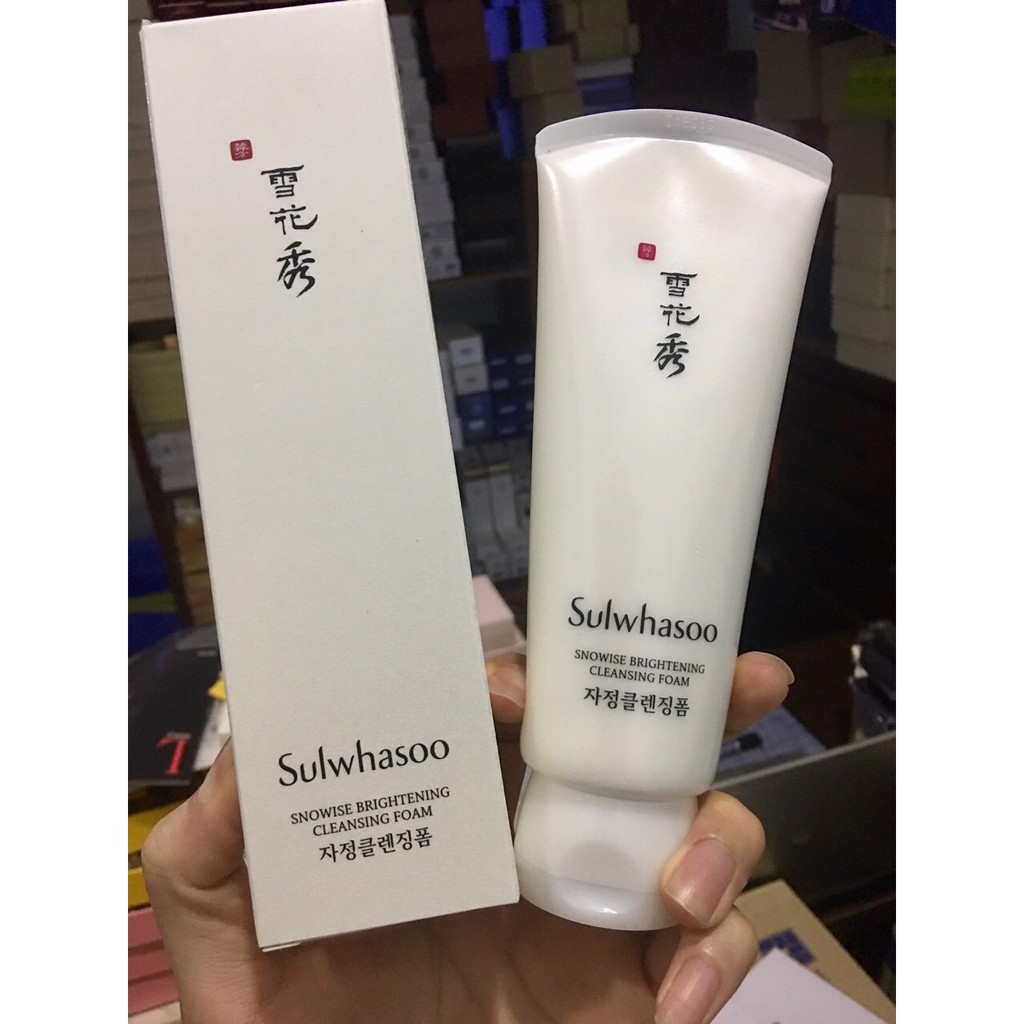 [HCM]Sữa rửa mặt dưỡng trắng da Sulwhasoo Snowise Cleansing Foam cam kết hàng đúng mô tả chất lượng đảm bảo an toàn đến sức khỏe người sử dụng đa dạng mẫu mã