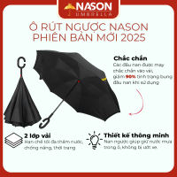 Ô Dù Che Mưa Rút Ngược Nason FlipBrella Dành Cho Ô Tô Thiết Kế 2 Lớp Vải Cán Móc Treo Chữ C Tiện Lợi