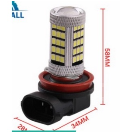 Bóng Đèn Led Sương mù 33  gầm cản trước Demi Đờ mi chân H11 H8 xe hơi ô tô siêu tiết kiệm Toyota Inn