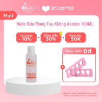 Nước Rửa Móng Tay Không Aceton - 100ML Chính Hãng Cẩm Tú Darling Tẩy Sạch Không Hại Móng Không Mùi Khó Chịu
