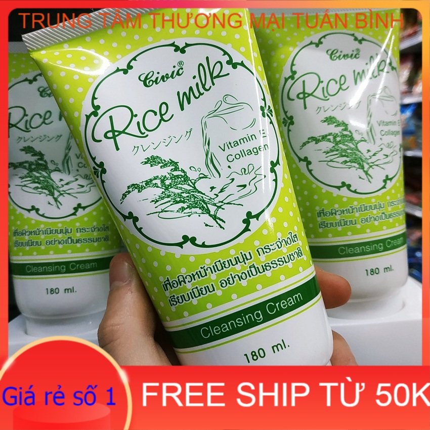 Sữa Rửa Mặt Gạo Civic Rice Milk 180Ml Thái Lan (Giảm 20K Ship Cho Đơn Từ 49K)