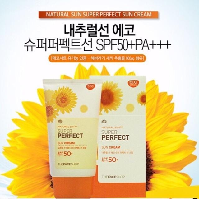 [Hcm]Kem Chống Nắng The Face Shop Spf 50+