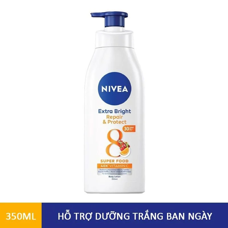 Sữa Dưỡng Thể Sáng Da Ngày & Đêm Nivea Extra White Night Nourish Body Lotion Và Nivea Intensive Mois