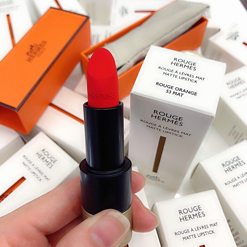 Son Rouge Hermès Matte Lipstick 53 - Rouge Orange