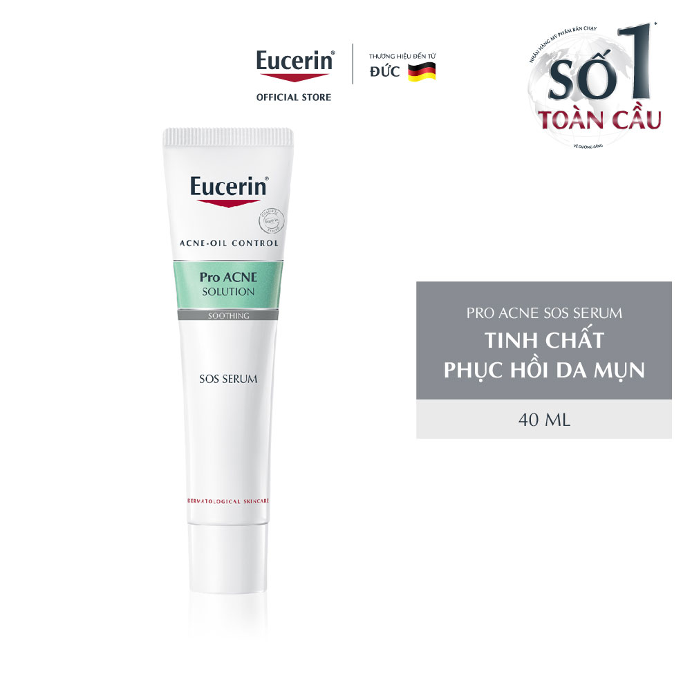 Tinh chất dưỡng cho da mụn Eucerin Pro Acne SOS Serum 40ml/10ml