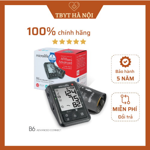 [Bảo Hành 5 Năm 1 Đổi 1] Máy Đo Huyết Áp Bắp Tay Microlife B6 Advanced Connect