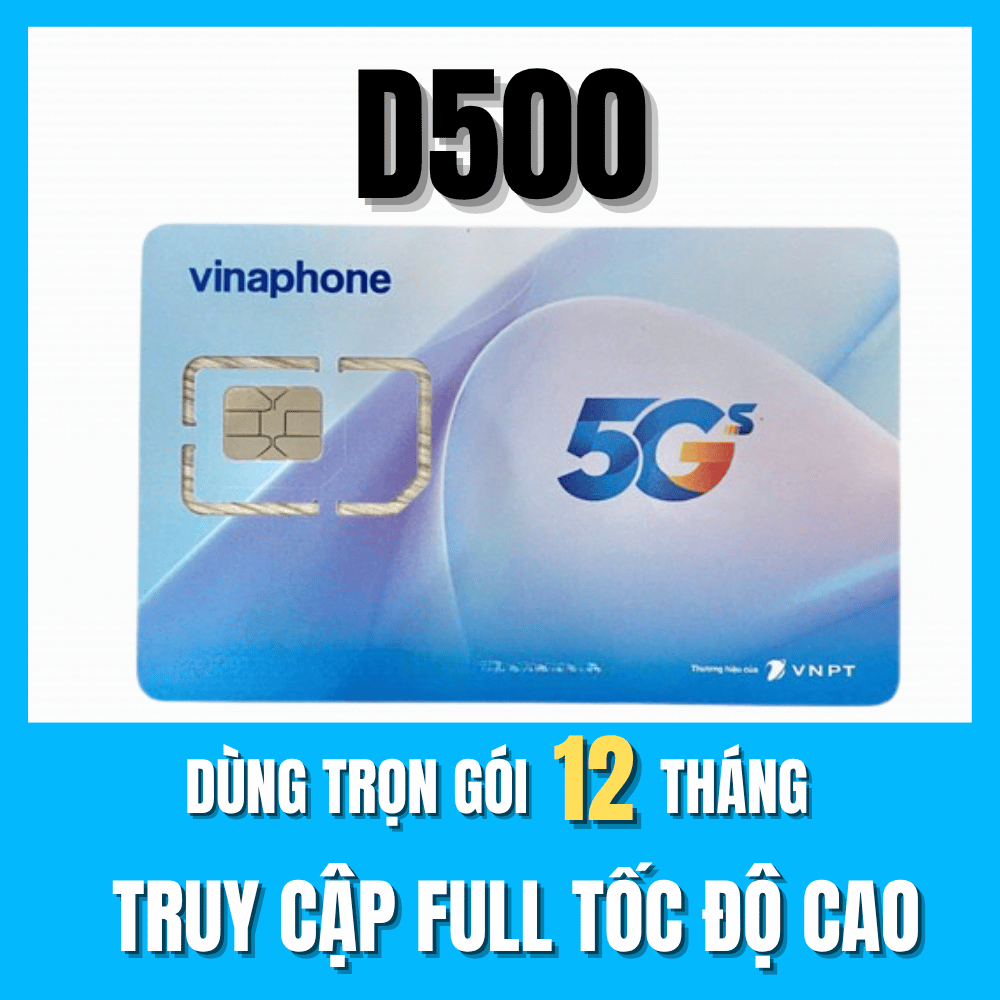 ( Vua Sim Giá Rẻ) Sim 5G Vinaphone 1 Năm Tặng 60GB/năm Data Tốc Độ Cao Vào Mạng Không Cần Nạp Tiền H