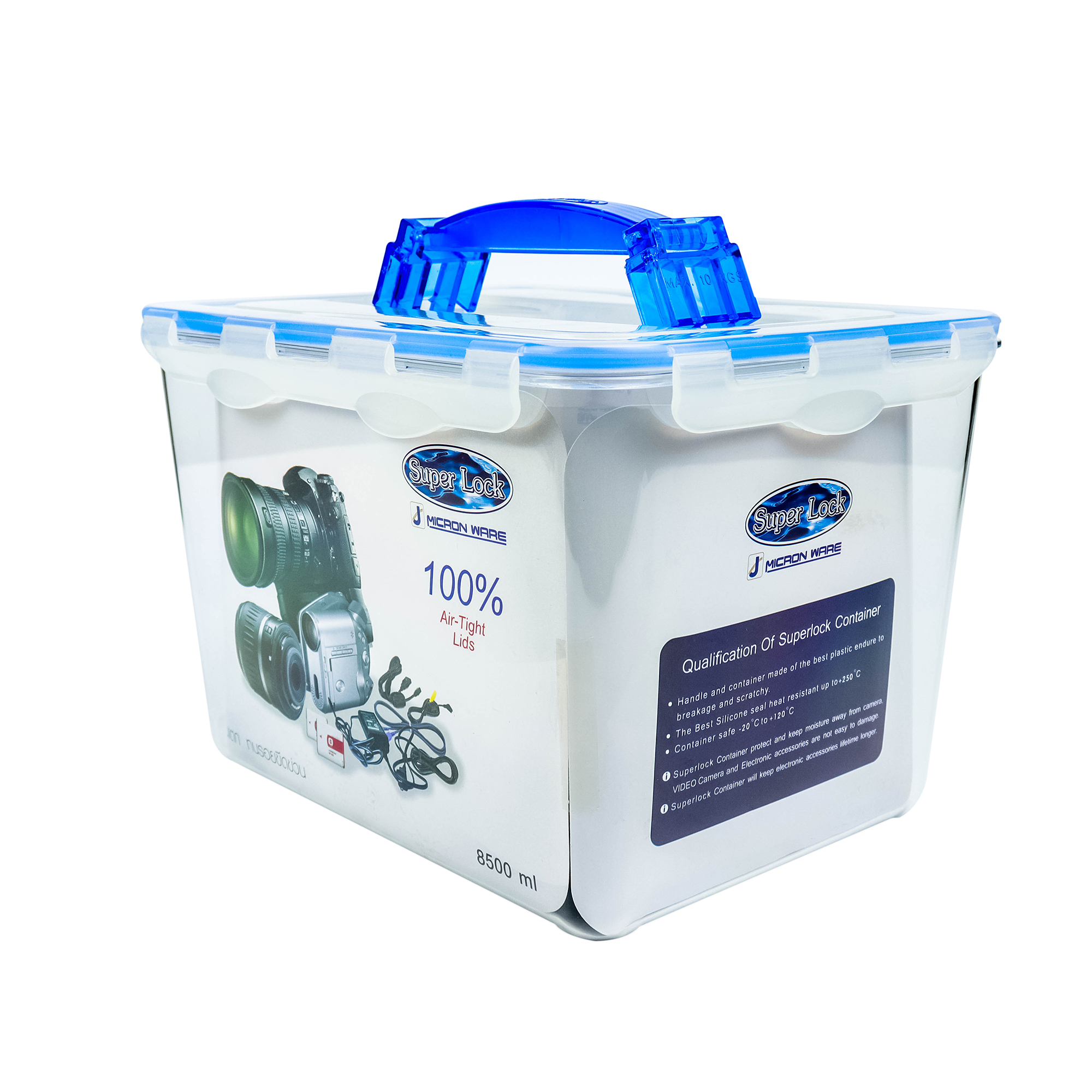 Hộp nhựa Superlock 5050 có quai 8.5L - Micron Ware