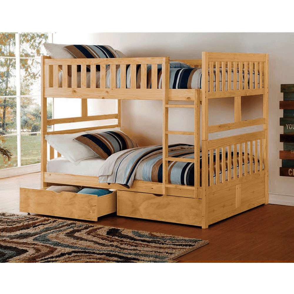 [Miễn phí vận chuyển lắp đặt] Giường 2 tầng trẻ em IBIE Leeds 1m4/1m4 bằng gỗ cho bé trai và bé gái tùy chọn màu sắc thiết kế thông minh có thêm ngăn kéo hoặc giường kéo
