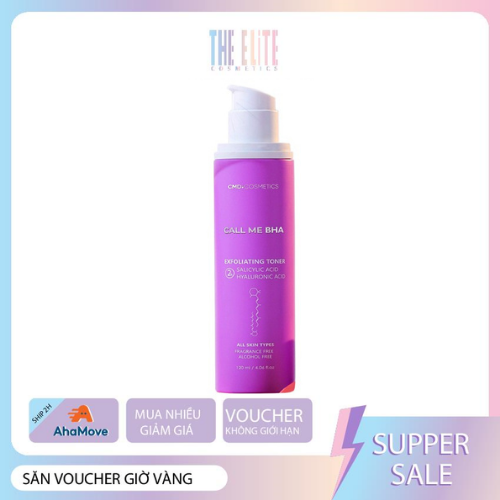 [HCM]Nước hoa hồng call me BHA 2% salicylic Acid CMD Cosmetics Toner 120ml