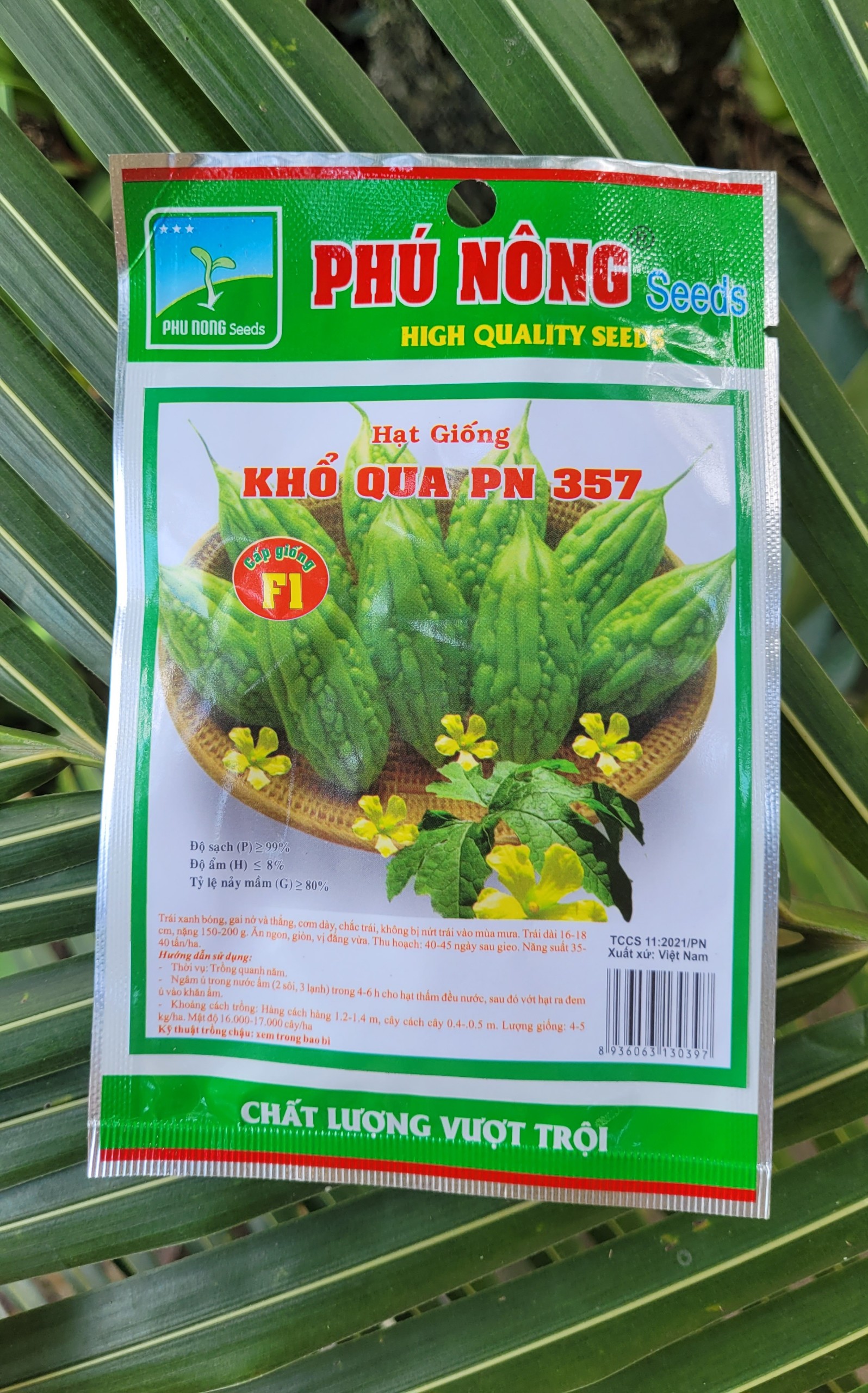 [Freeship Max] Hạt giống khổ qua Phú Nông PN 357 gói 2 gram_THIEN THINH SHOP