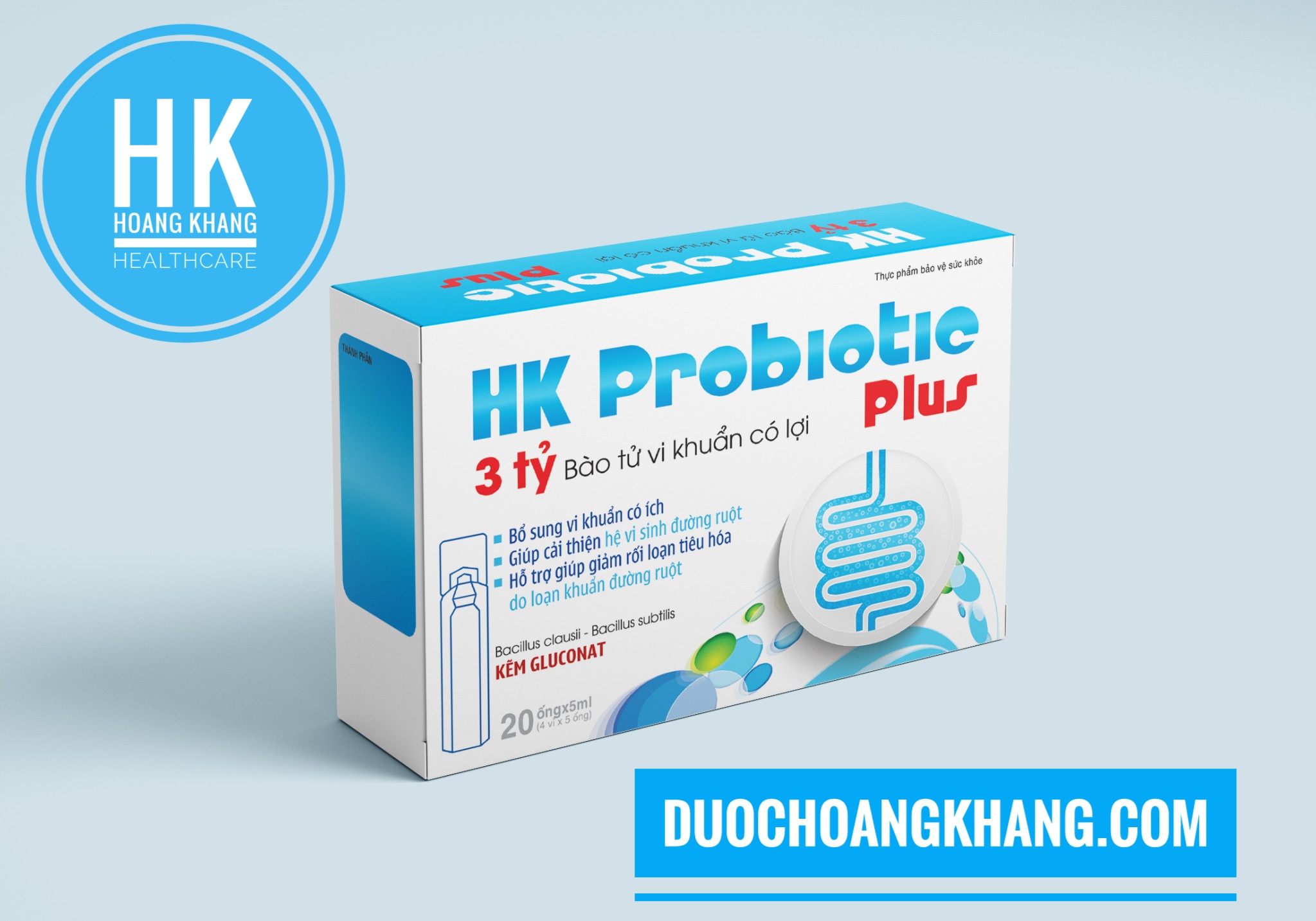 [HCM]HK PROBIOTIC PLUS  mau hết tiêu chảy đau bụng.