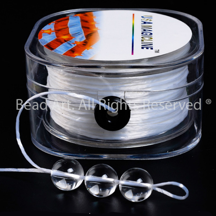[5 Mét] Dây Chun Tơ Gân Lụa Co Giãn USA Magicline Dùng Xỏ Vòng Tay Chuỗi Hạt Trang Sức 0.5MM Dây Cước - Bead Art