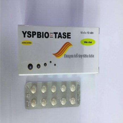 [ Nhập Khẩu Malaysia] Hộp 100 Viên Ysp Biotase - Hỗ Trợ Tiêu Hóa Hiệu Quả