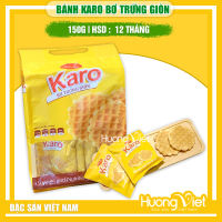 Bánh Karo bơ trứng giòn Richy 150g (10 gói x 15g) bánh Karo giòn bánh ăn sáng ngon