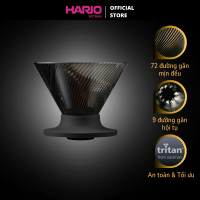 Phễu V60 NEO pha cà phê Hario V60 dripper Neo VDN 72 rãnh size 02 (nhựa Tritan Eastman và silicone)