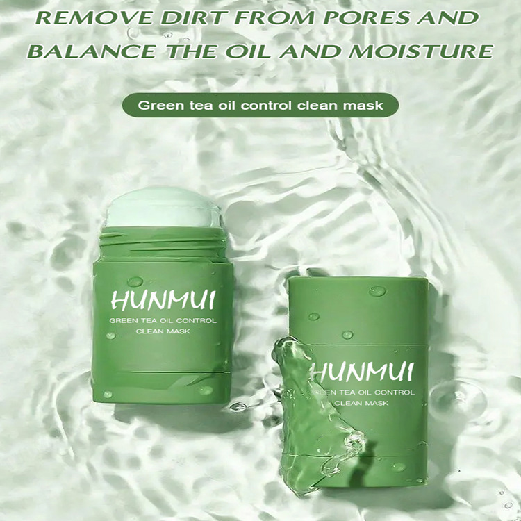 tuomang567 Green Tea Solid Mud Mask Stick Cleansing &amp; Spreading Mask