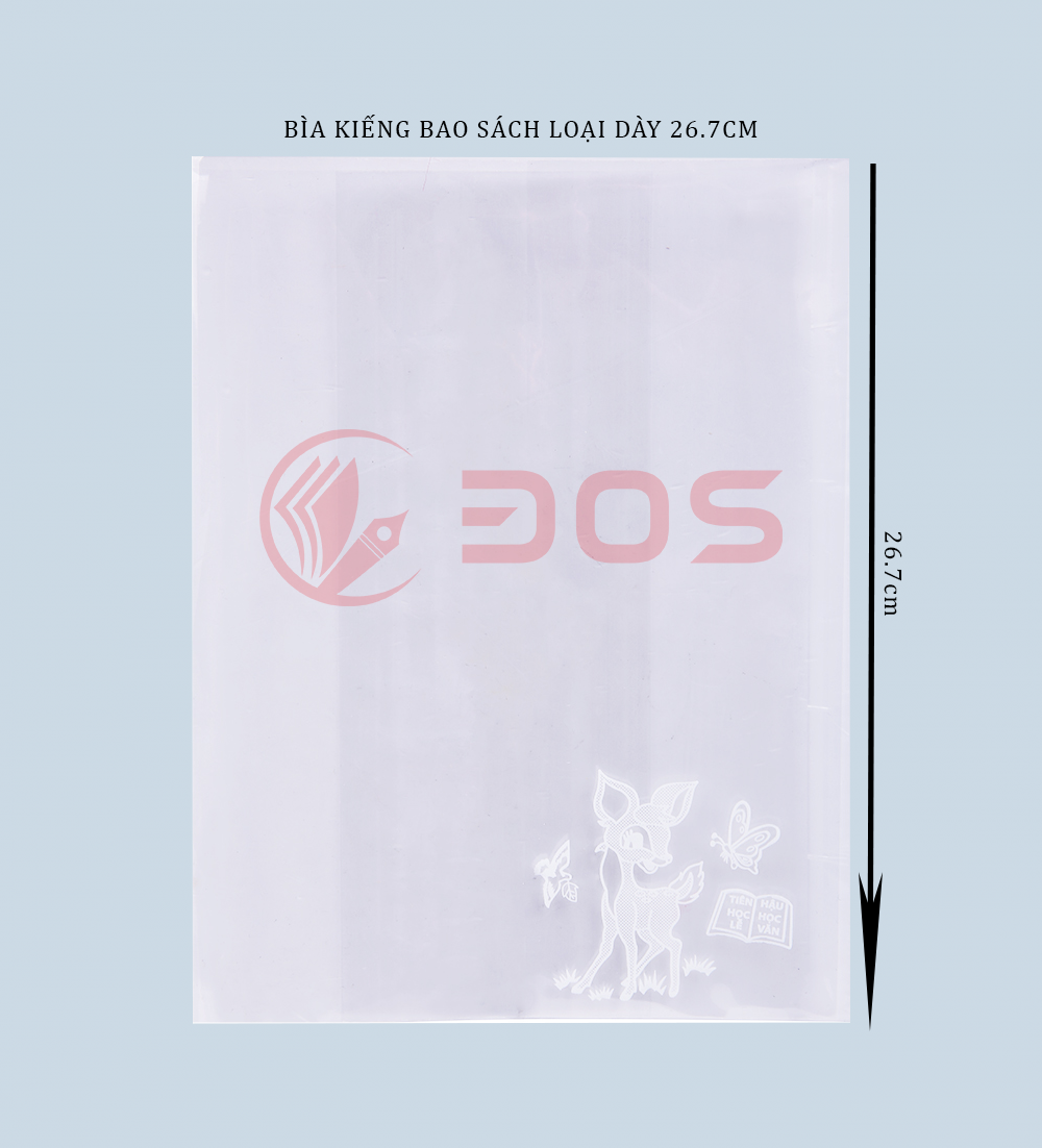 Xấp 50 Cái Bao Bọc Sách Cải Cách Dài 26.7cm
