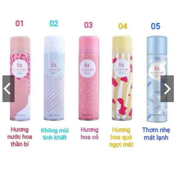 Dầu gội đầu khô dạng xịt giúp tóc khống bết dính mượt mà chống mồ hôi dầu Dầu gội đầu khô dạng xịt giúp tóc khống bết dính mượt mà chống mồ hôi dầu