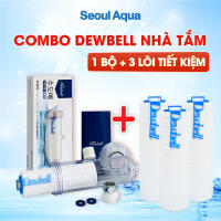 Bộ lọc NHÀ TẮM cao cấp Dewbell F15 (1 bộ + 3 lõi lọc thay thế) Made in Korea 100% chính hãng