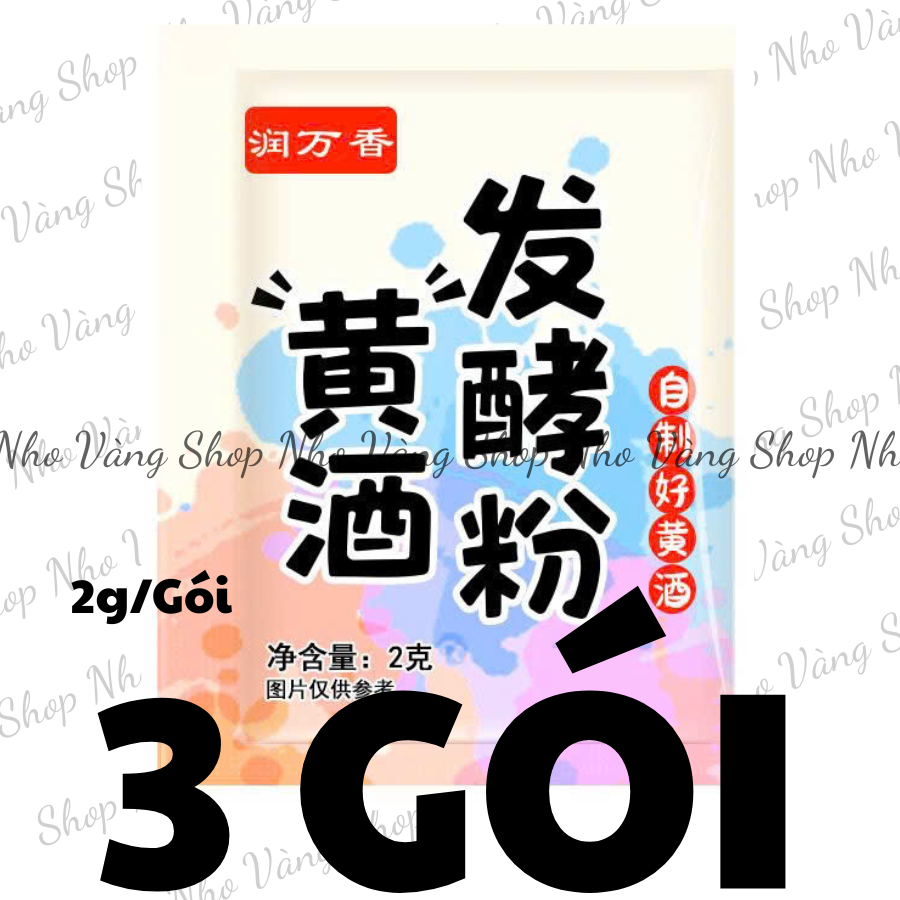 men ủ rượu nữ nhi hồng trạng nguyên hồng 2g