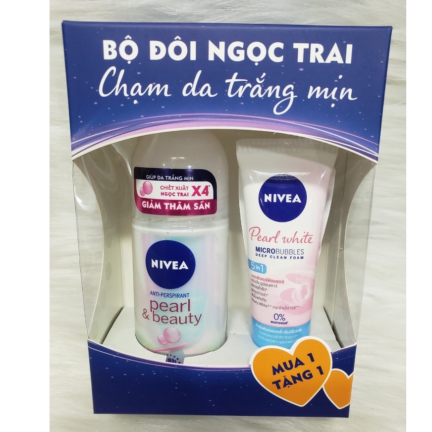 Lăn Ngăn Mùi Nivea Pear And Beauty (50Ml) Kèm Quà Tặng