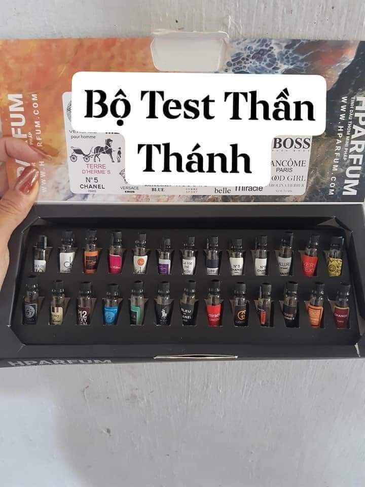 Bộ 26 Chai Tinh Dầu Thơm Pháp Hparfum Mini - Mùi Siêu Sang Chảnh [ 10 Mùi Nam - 16 Mùi Nữ ]