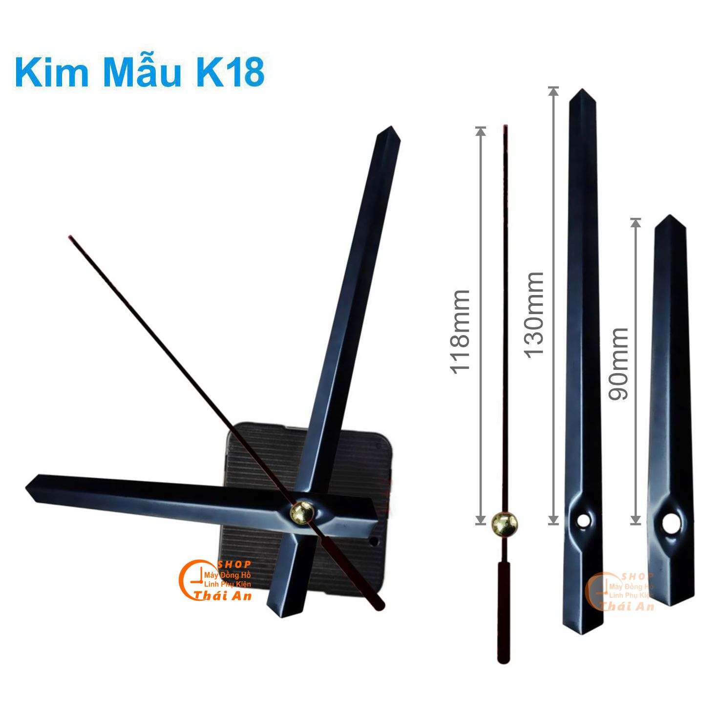 Máy đồng hồ treo tường Nhật Xịn Kim trôi (2 năm BH)