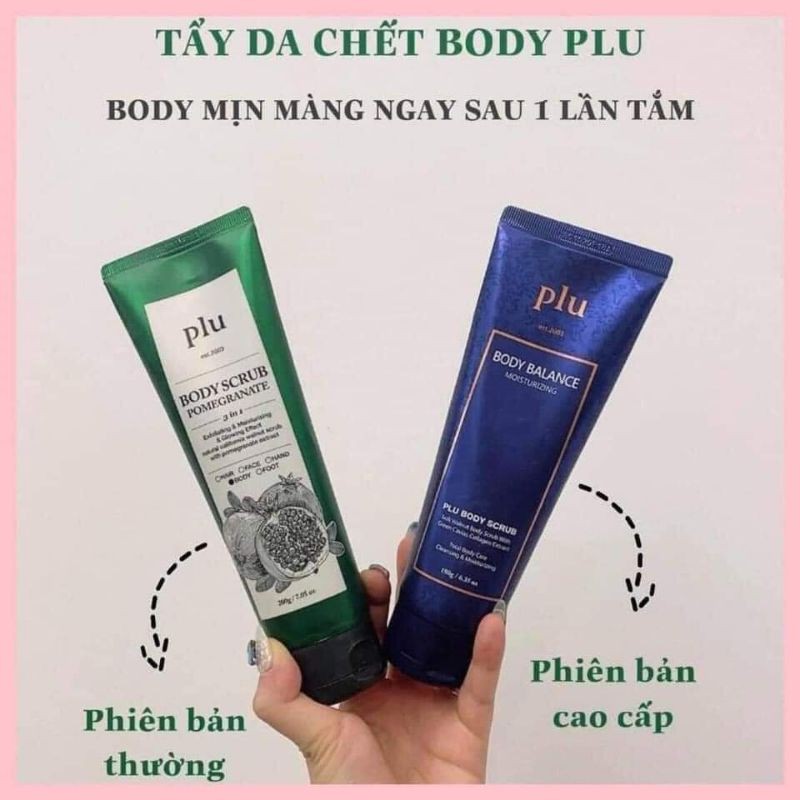 Tẩy Da Chết Body Plu Phiên Bản Mới Cao Cấp