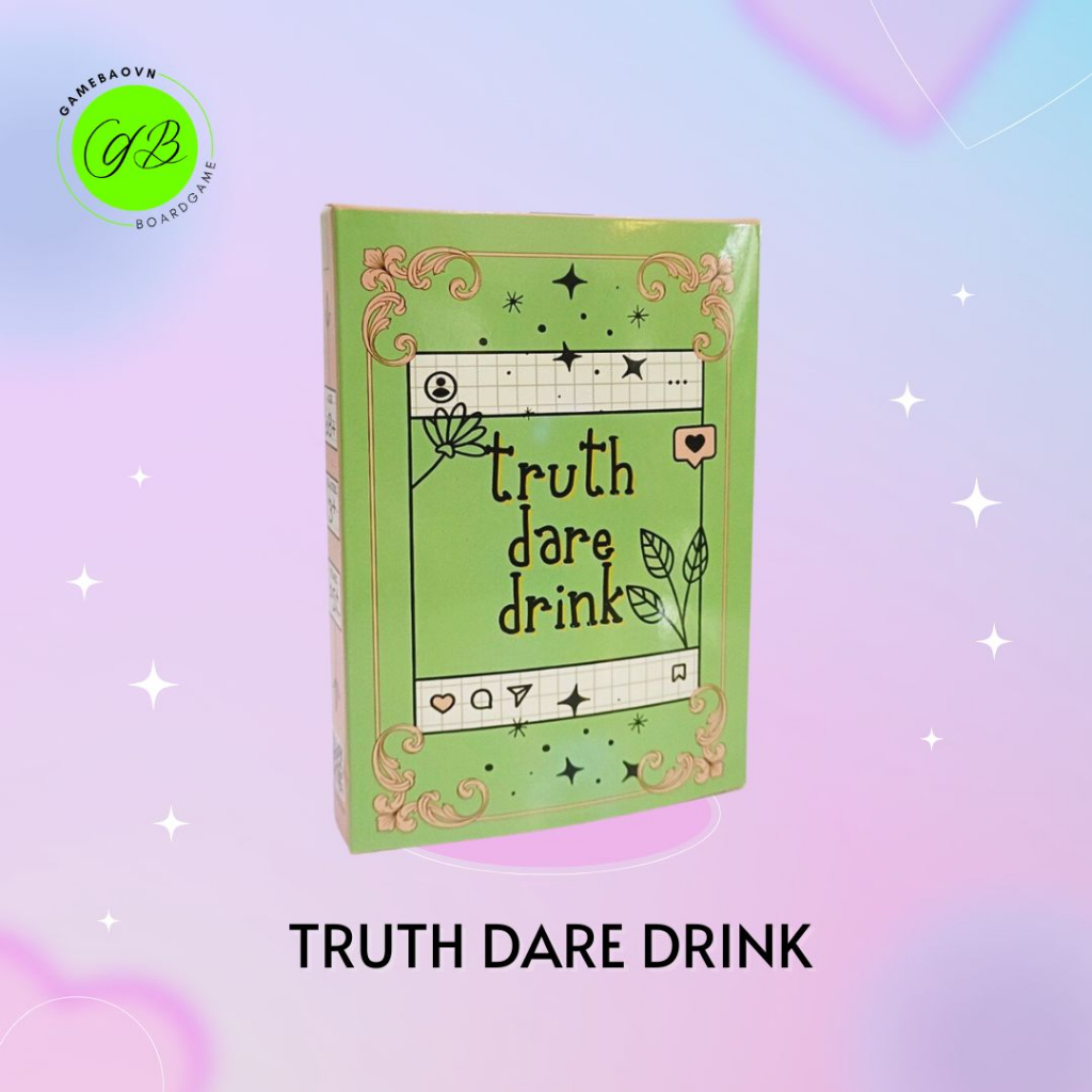 Bộ bài Truth Dare Drink bộ bài nhậu Do Or Drink với các chức năng mới lạ độc đáo