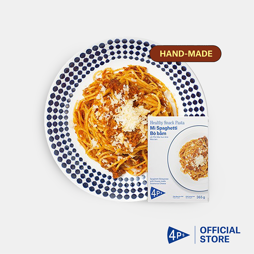 [Giao HCM] Pizza 4Ps Mì Ý Bò Bằm với phô mai hun khói tự làm - 365G