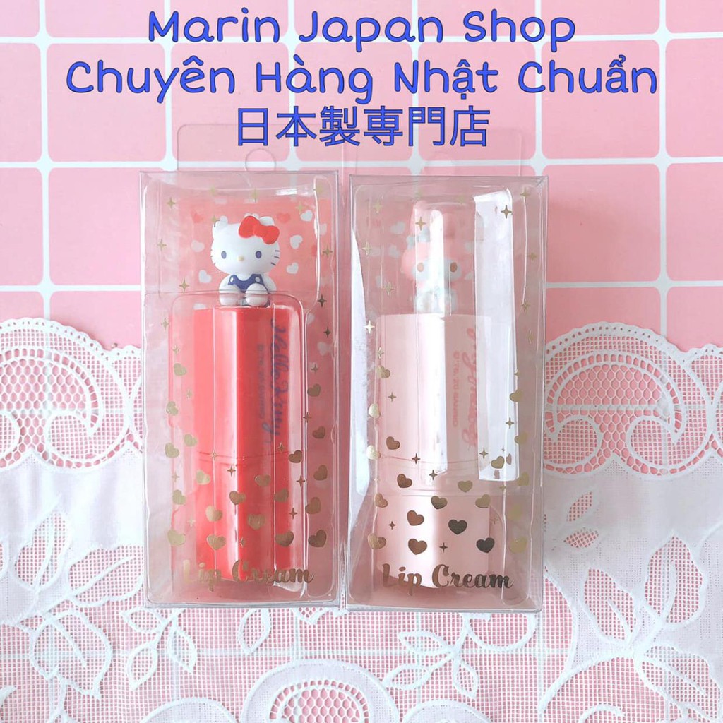 Son Dưỡng Ẩm Bản Siêu Cute Lip Cream Của Hello Kitty Và My Melody Sanrio Nhật Bản