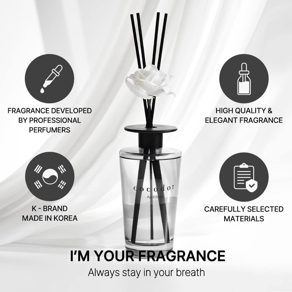 Tinh dầu thơm phòng Cocodor xuất xứ Hàn Quốc Reed Diffuser BLACK EDITION 500ml | Garden Lavender