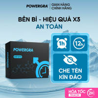 Viên uống phục hồi và tăng cường sức khỏe sinh lý nam giới Powergra - Vỉ dùng thử 4 viên | POWERGRA SUPPLEMENT STORE