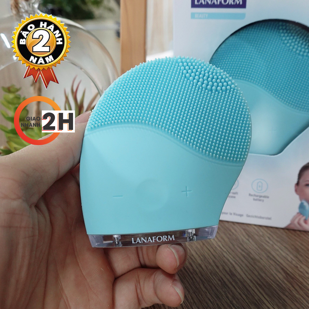 Máy rửa mặt Lanaform Lucea Xanh Pastel