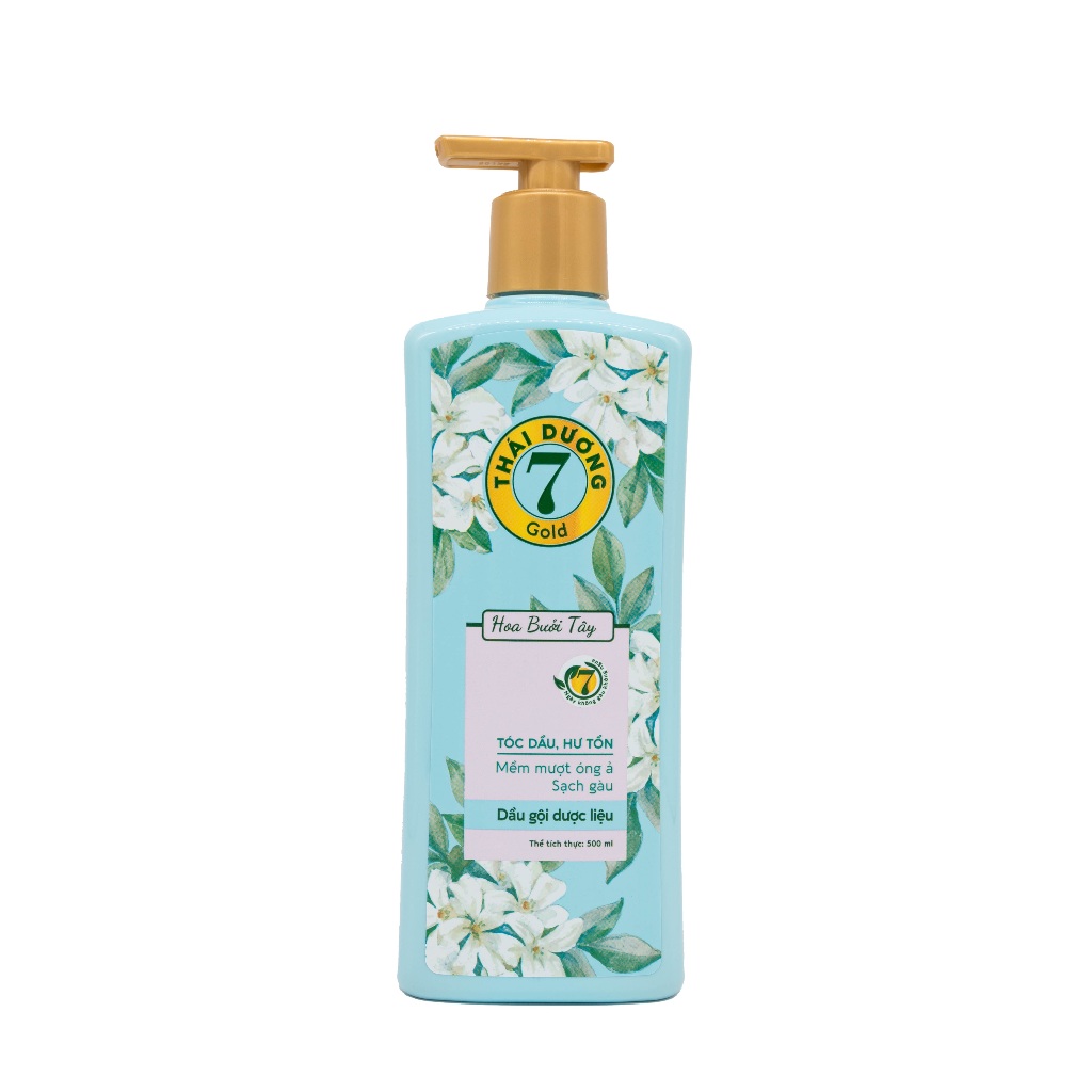 Dầu Gội Dược Liệu Thái Dương 7 hương Bưởi Tây dung tích 200ML/300ML/500ML - Sao Thái Dương
