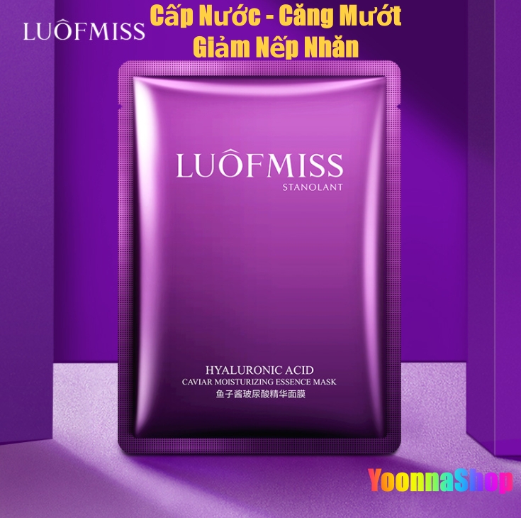 [Hcm]Combo 10 Mặt Nạ Dưỡng Da Luof Miss Tinh Chất Hyaluronic Acid - Cấp Nước Căng Mướt Giảm Nếp Nhăn Và Chống Lão Hóa