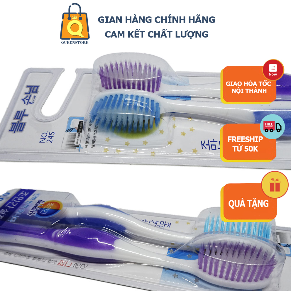 Bàn chải đôi Blue Clean Hàn Quốc Mềm Mại Loại Xịn – QueenStore