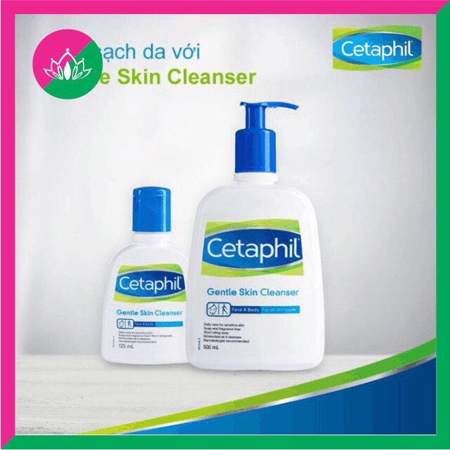 Sữa Rửa Cetaphil Gentle Skin Cleaner Ch&Iacutenh H&Atildeng - Sửa Rửa Mặt Cetaphil 125Ml Dịu Da Giữ Ẩm Sạch S&Acircu Ngăn Ngừa Mụn