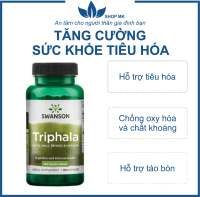 Viên Tăng Cường Sức Khoẻ Tiêu Hoá Swanson Triphala 500mg 100 viên