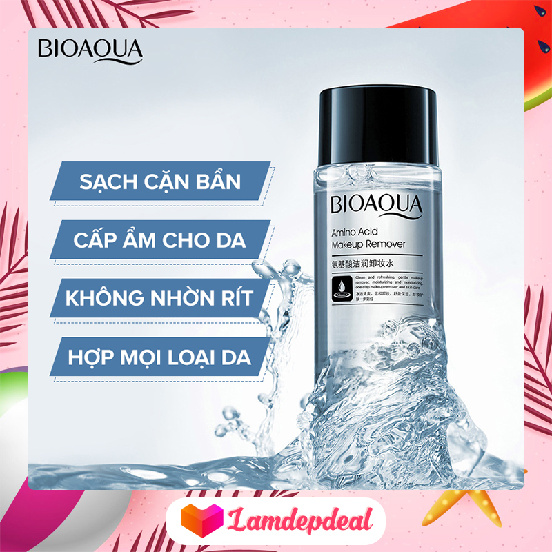 [Hcm]♥ Lamdepdeal - Nước Tẩy Trang Bioaqua 50Ml Dưỡng Da Cấp Ẩm - Làm Sạch Cặn Bẩn Makeup Không Gây Nhờn Rít - Phù Hợp Với Mọi Loại Da.