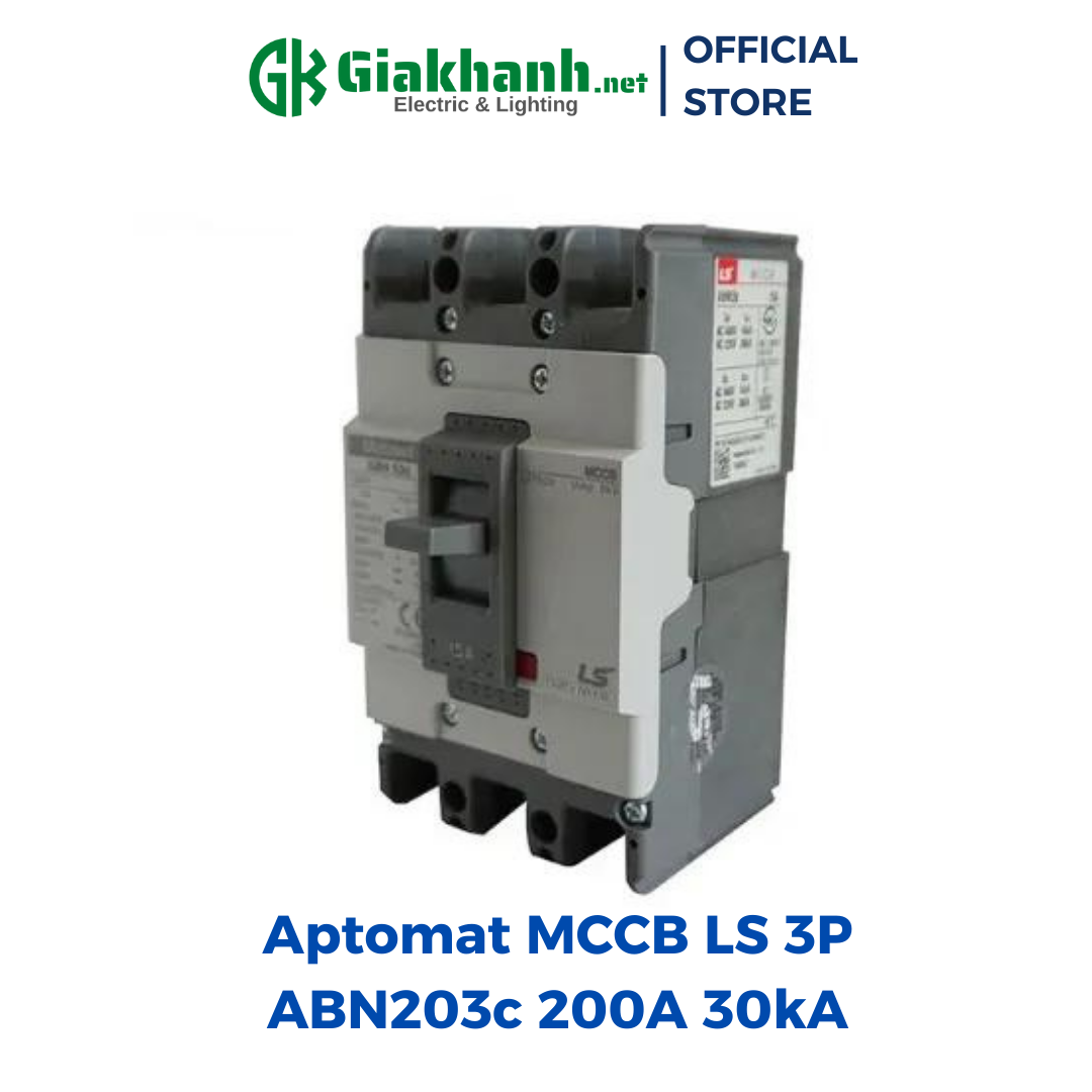 Aptomat MCCB LS 3P ABN203c 200A 30kA