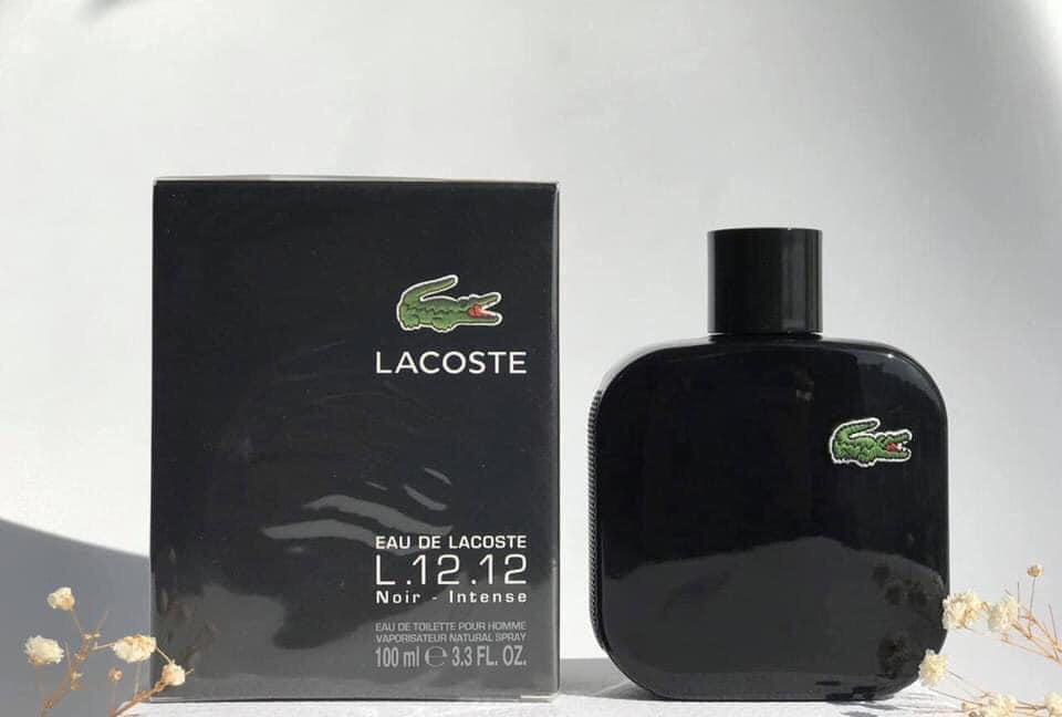 [Hcm]Nước Hoa Lacoste Eau De Lacoste L.12.12 Noir Intense Edt Pour Homme 100Ml - Phong Cách Lịch Lãm