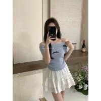 Áo croptop nữ trễ vai SAM CLO form dáng BABY TEE chất thun gân mềm mịn thắt NƠ NGANG VAI