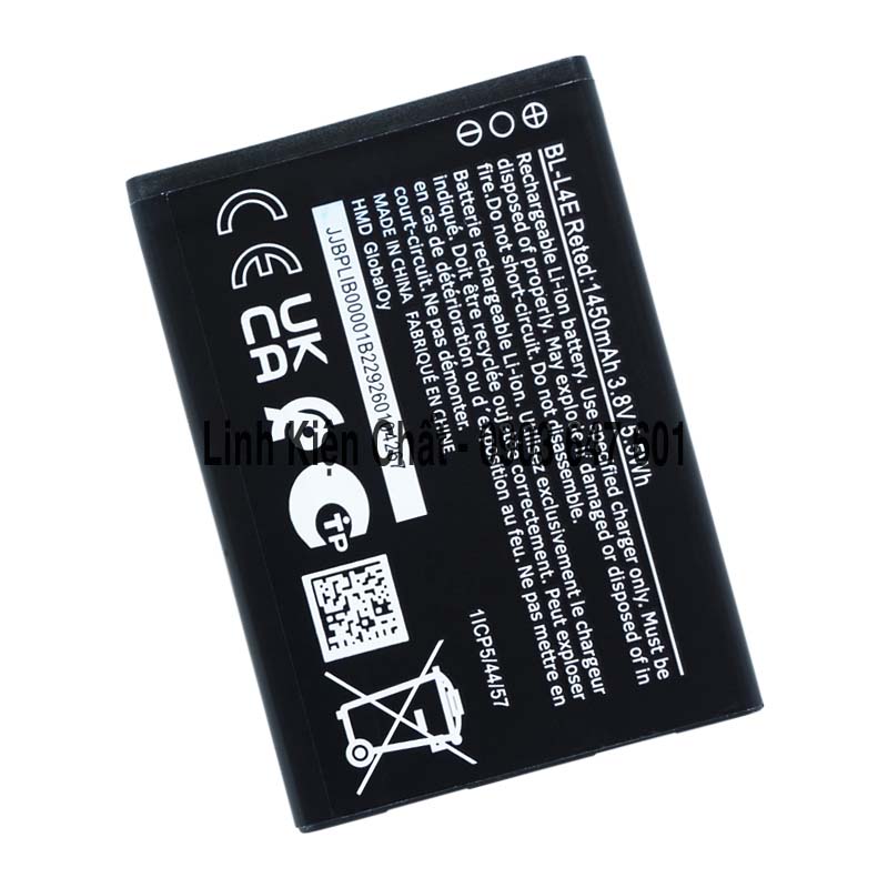 Pin cho Nokia 2660 Flip 4G TA-1469 1450mAh Zin - Hàng nhập Khẩu