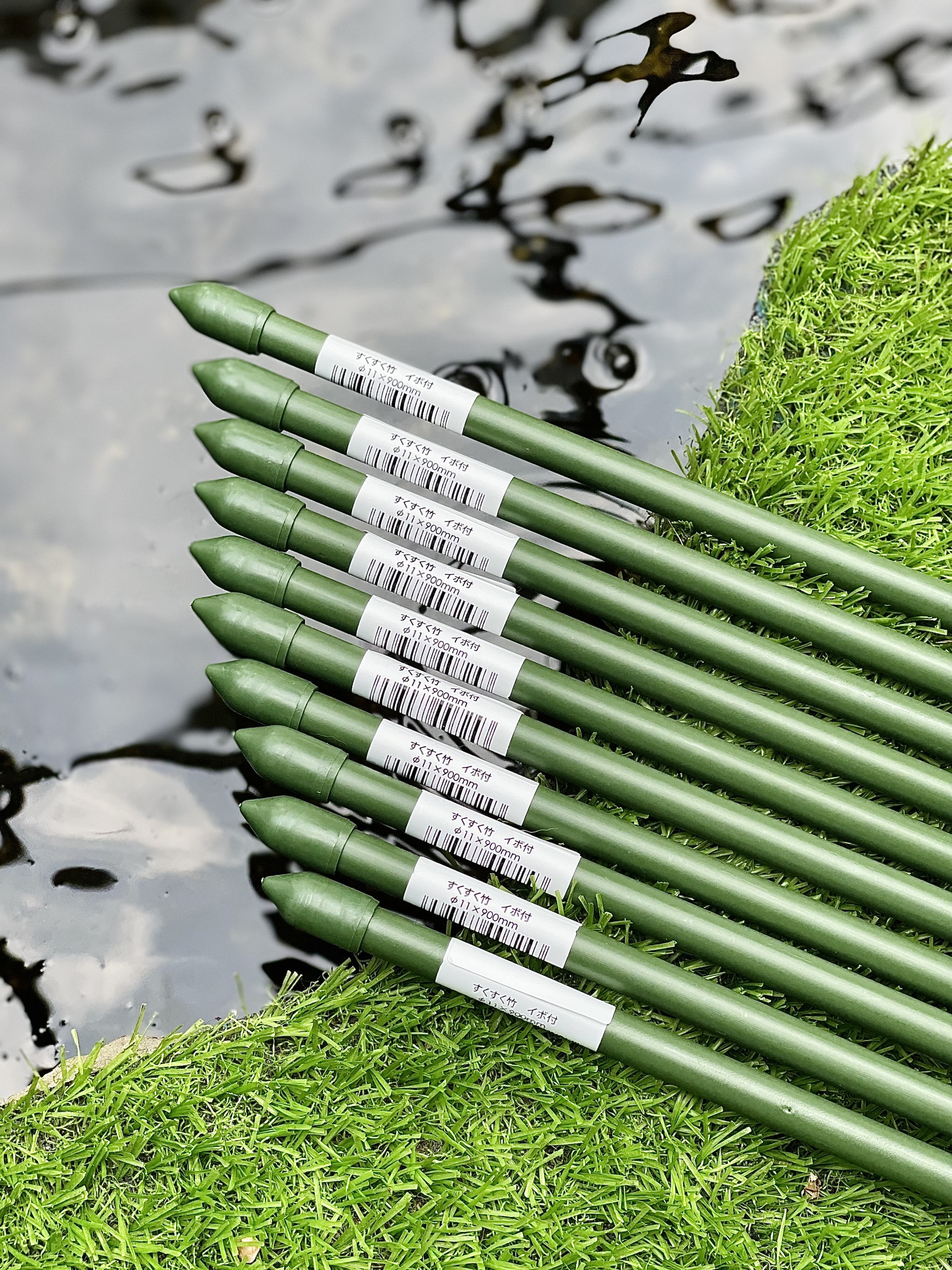 10 ống thép bọc nhựa dài 90cm của Nhật chuyên dùng làm giàn cho cây leo khung trồng cây cây leo giàn